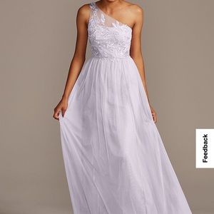 David’s Bridal Lavender Haze Dress Size 14